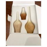 ZENS YuHu Chun Gradient Ceramic Flower Vase Set of 3