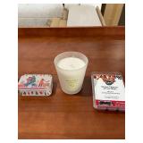 Collection of Scented Candles and Cinnamon Wax Melts