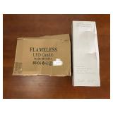 Flameless LED Pillar Candles with Remote Control Set