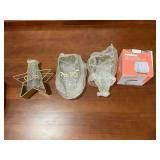 Visage LED Ultrasonic Aroma Diffuser and Decorative Metal Holders