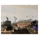 Mobility and Medical Equipment Lot including Rascal Scooter, Adel Hospital Bed, and Accessories