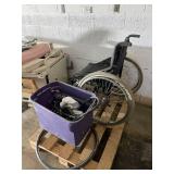 Mobility and Medical Equipment Lot including Rascal Scooter, Adel Hospital Bed, and Accessories