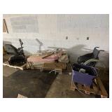 Mobility and Medical Equipment Lot including Rascal Scooter, Adel Hospital Bed, and Accessories