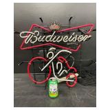 Budweiser neon motorcycle