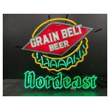Grain Belt Nordeast bottlecap neon