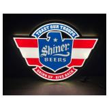 Shiner Beers, "Toast Our Troops" LED