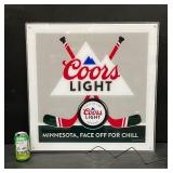 Coors Light hockey, NHL, LED sign