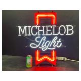 Michelob Light ribbon, neon sign
