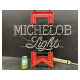 Michelob Light ribbon, neon sign