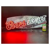 Coors Light 10,000 Lakes of Cold Refreshment, neon sign