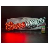 Coors Light 10,000 Lakes of Cold Refreshment, neon sign