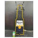 Corona Extra neon beer bottle with lime