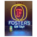 Bud Light neon bottle