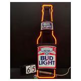Bud Light neon bottle