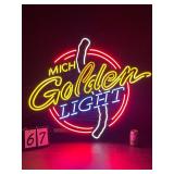 Michelob Golden Draft - neon