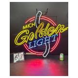 Michelob Golden Draft - neon