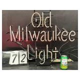 Old Milwaukee Light Beer, neon sign