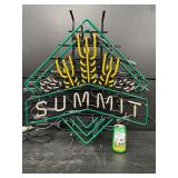 Summit Beer neon sign