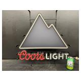 Coors Light color changing sign