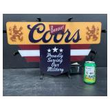 Coors Banquet, Proudly Serving Our Military