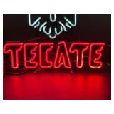 Tecate neon sign
