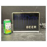 Miller Lite beer, plate glass neon