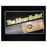 Coors Silver Bullet light up sign