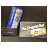 Coors Silver Bullet light up sign