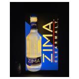 Zima Clear Malt light up sign