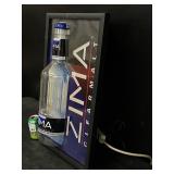 Zima Clear Malt light up sign