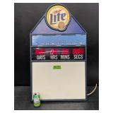 Miller countdown clock