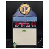 Miller countdown clock