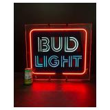 Bud Light channel lit neon sign
