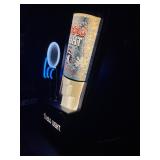 Coors Silver Bullet with baseball, neon