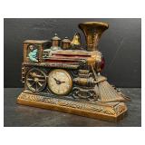 Light up train engine, locomotive clock