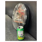 Lot of 3 clocks: Miller Genuine Draft, Windsor Canadian Whiskey, Lindeman