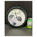 Lot of 3 clocks: Miller Genuine Draft, Windsor Canadian Whiskey, Lindeman