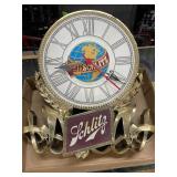 Schlitz clock