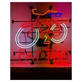 Fat Tire bicycle neon sign, NIB
