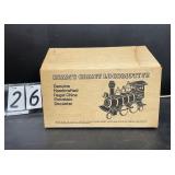 Jim Beam train cars and tracks - locomotive