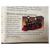 Jim Beam train cars and tracks - locomotive