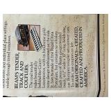 Jim Beam train cars and tracks -coal car NOT a decanter