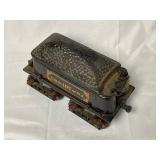 Jim Beam train cars and tracks -coal car NOT a decanter