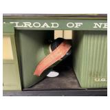 Jim Beam train cars and tracks - Baggage car