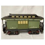 Jim Beam train cars and tracks - Baggage car