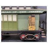 Jim Beam train cars and tracks - Baggage car