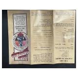 Jim Beam train cars and tracks - observation car