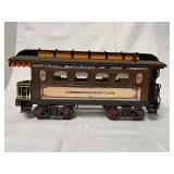 Jim Beam train cars and tracks - observation car