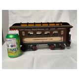 Jim Beam train cars and tracks - observation car