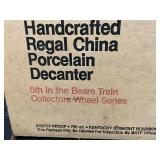 Jim Beam train cars and tracks - dining car